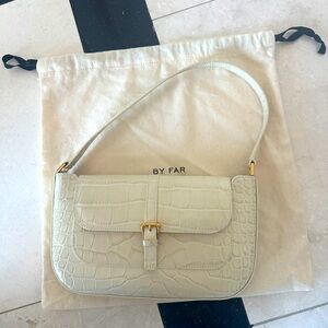 By Far Miranda Embossed Shoulder Bag